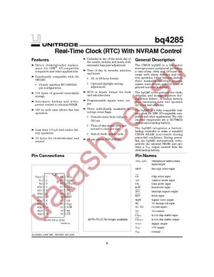 BQ4285S-SB2G4 datasheet  